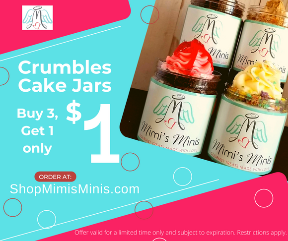$1 Crumbles: Cake Jars